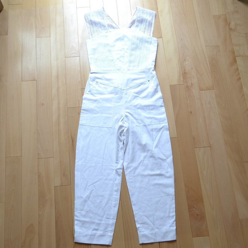 NWT Rebecca Minkoff Linen Jaidyn Jumpsuit Size 0